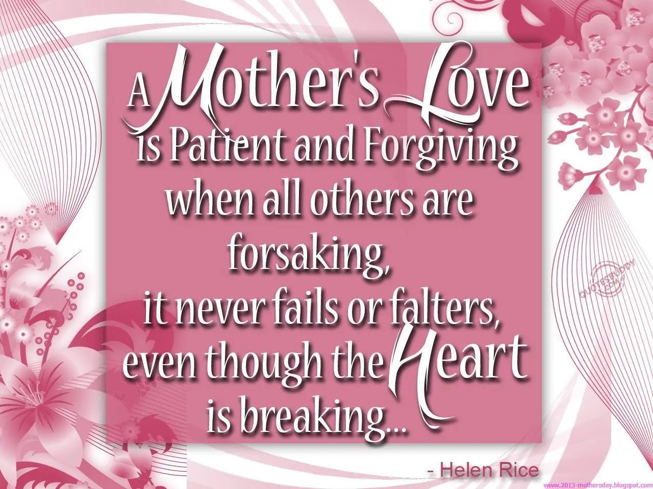 Happy Mother’s Day To All The Wonderful Mothers Out There!