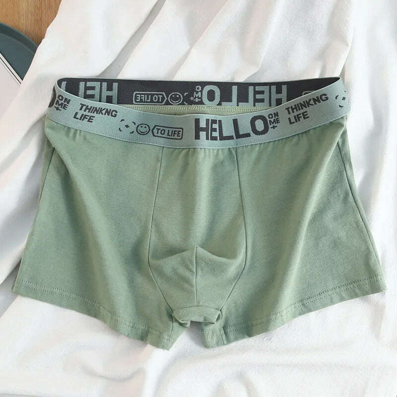 12 pieces Mens Underwear Men Cotton Underpants Male Pure Men Panties Shorts Breathable Boxer Shorts Comfortable soft Plus size - KIMLUD