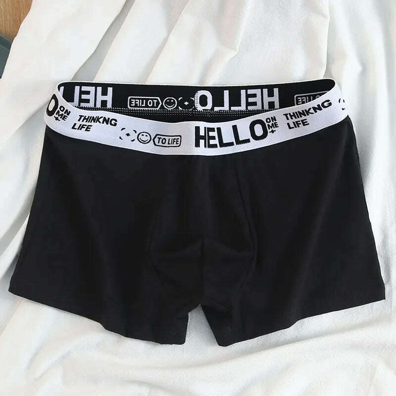12 pieces Mens Underwear Men Cotton Underpants Male Pure Men Panties Shorts Breathable Boxer Shorts Comfortable soft Plus size - KIMLUD