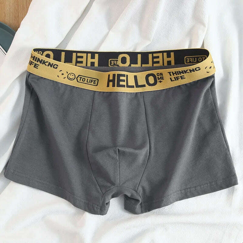 12 pieces Mens Underwear Men Cotton Underpants Male Pure Men Panties Shorts Breathable Boxer Shorts Comfortable soft Plus size - KIMLUD