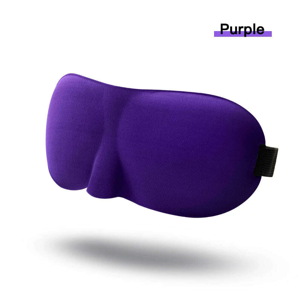 1/3 Pcs Sleep Mask Blindfold Sleeping Aid 3D Soft Memory Foam Eye mask for Sleeping Travel Blockout Light Slaapmasker Eye Cover - KIMLUD