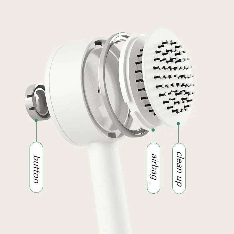 1PC Central 3D Airbag Hair Comb Detangling Hair Brush For Women LongHair Smooth Anti-Static Scalp Massage Hairbrush Dropshipping - KIMLUD