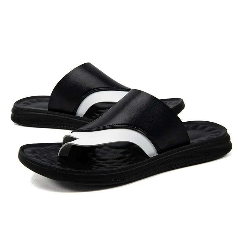 2023 Men Sandals Summer Comfortable Lightweight Beach Shoes Fashion Slippers Outdoor Walking Non-Slip Casual Shoes Male Sandals - KIMLUD