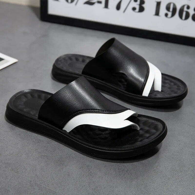 2023 Men Sandals Summer Comfortable Lightweight Beach Shoes Fashion Slippers Outdoor Walking Non-Slip Casual Shoes Male Sandals - KIMLUD
