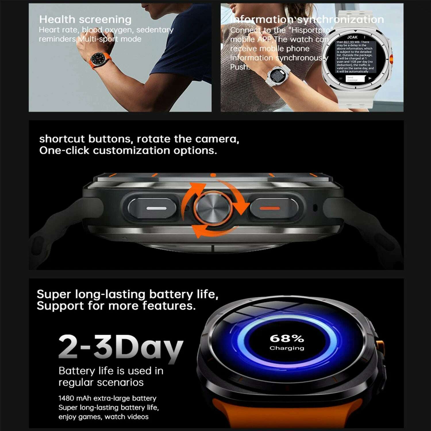 KIMLUD, 2025New U8 Ultra AMOLED Android 9.0 Smart Watch Men Women Galaxy Watch 7 Ultra 4G 5G SIM Card WiFi GPS NFC Camera Sport Watches, KIMLUD Womens Clothes