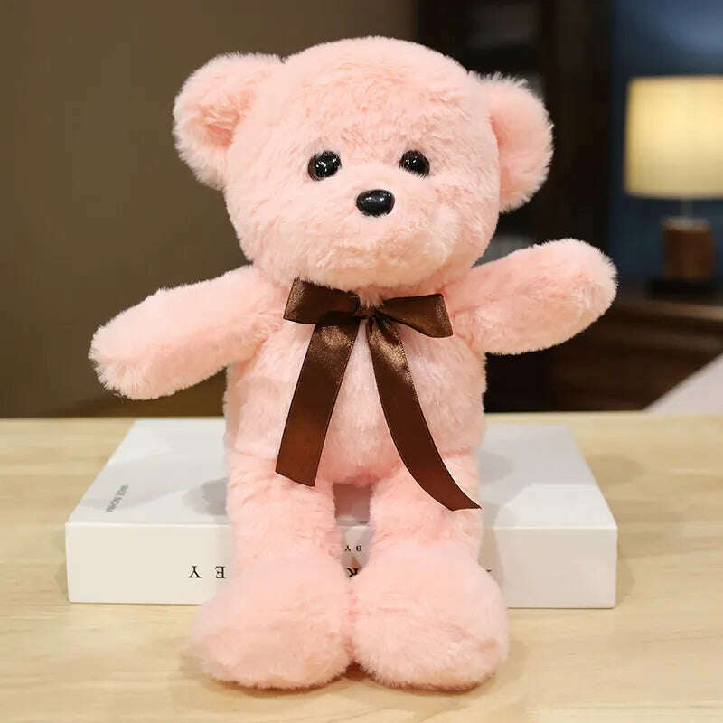 30cm 16 Styles Bear Plush Toy Soft Stuffed Animal Doll Small Pink Gray White Teddy Bear Doll Lovely Birthday Gifts For Girl Boy - KIMLUD