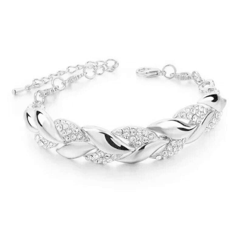 925 Sterling Silver Thai Silver Bracelet for Women Vintage Geometric Heart Love Lucky Punk Jewelry 2023 New Dropshipping - KIMLUD