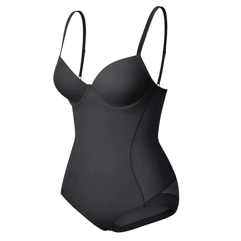 Women's Waist Trainer Shaping Bodysuit With Boning Full Body Tummy Control Shapewear Waist Trainer Corset