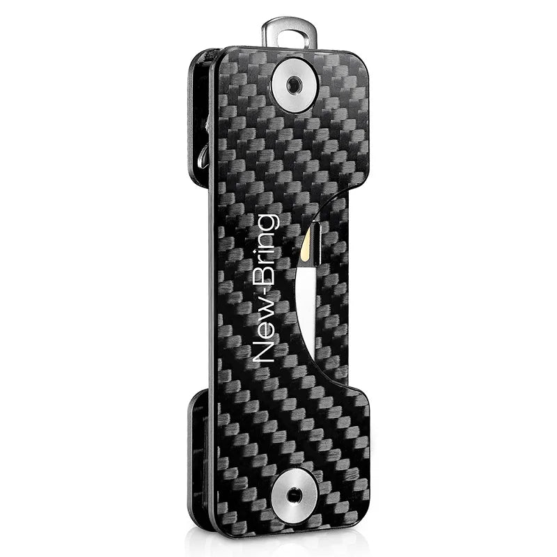 NewBring Smart Key Holder Keychain Car Key Wallets Ring Collector Housekeeper Carbon Fiber G2 DIY EDC Pocket Key Organizer Smart - KIMLUD
