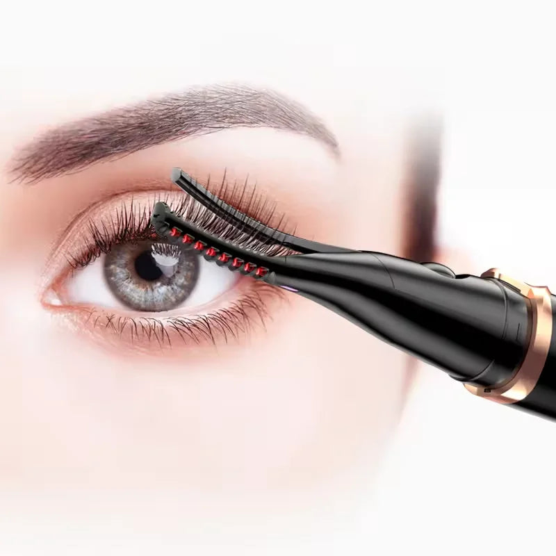 Electric Heated Eyelash Curler USB Rechargeable Eyelash curler Quickly heats natural Eyelash curler long-lasting makeup tool