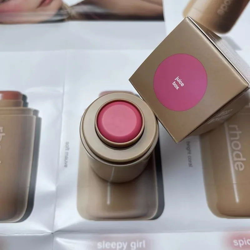 RHODE Makeup Cheek Blush Cream Blusher Stick Lip Gloss Phone Case For iPhone New Toast SALTY TAN Raspberry Espresso Lipstick INS