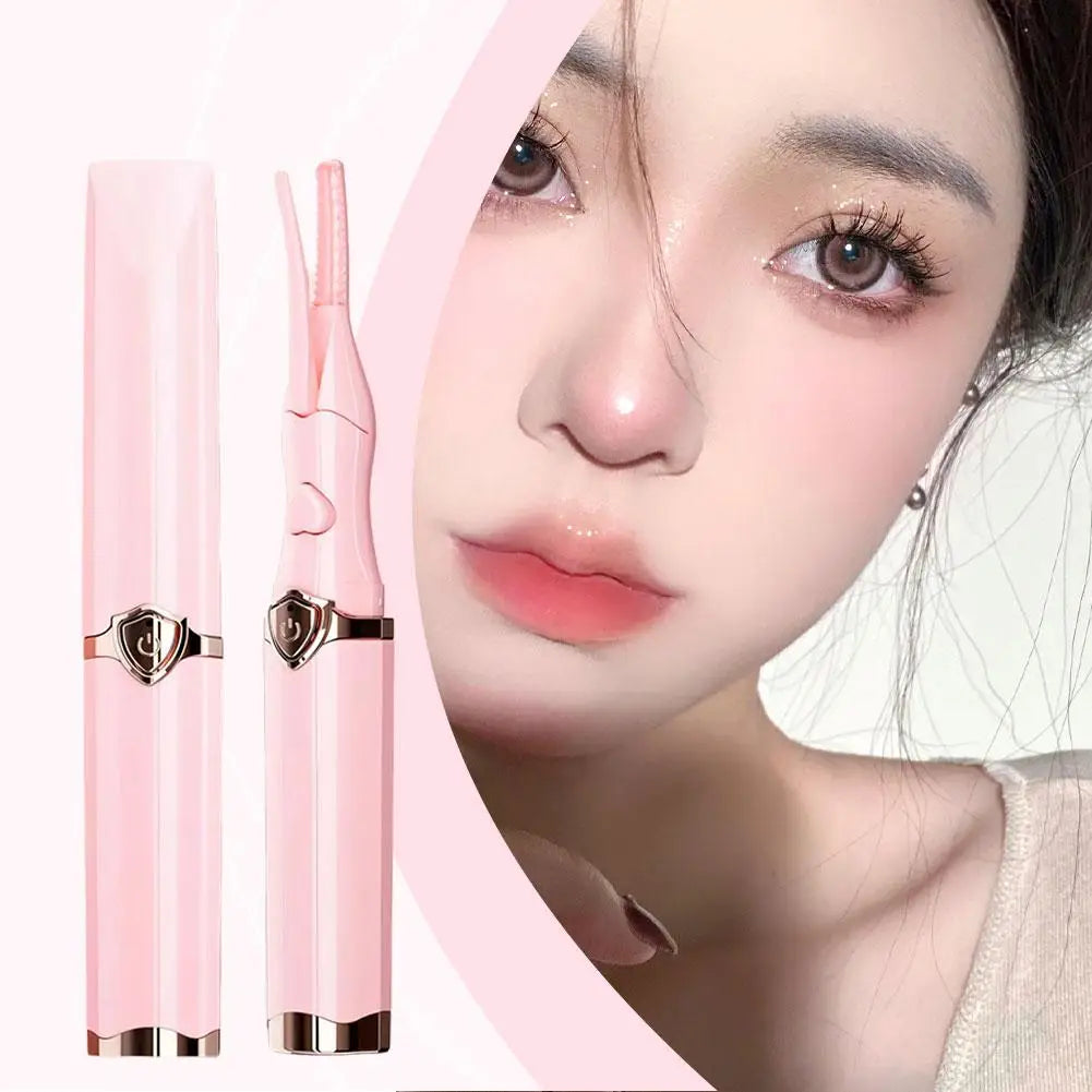 Electric Heated Eyelash Curler Natural Lasting Quick Heating Professional Temperature Curling Electric Clip Lash Heated Eye G2C1