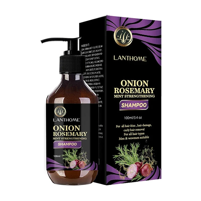 Hair Growth Thickening Shampoo Hair Growth Deep Cleansing Volumizing Shampoo Rosemary Onion Shampoo Hair Thickening Care Product