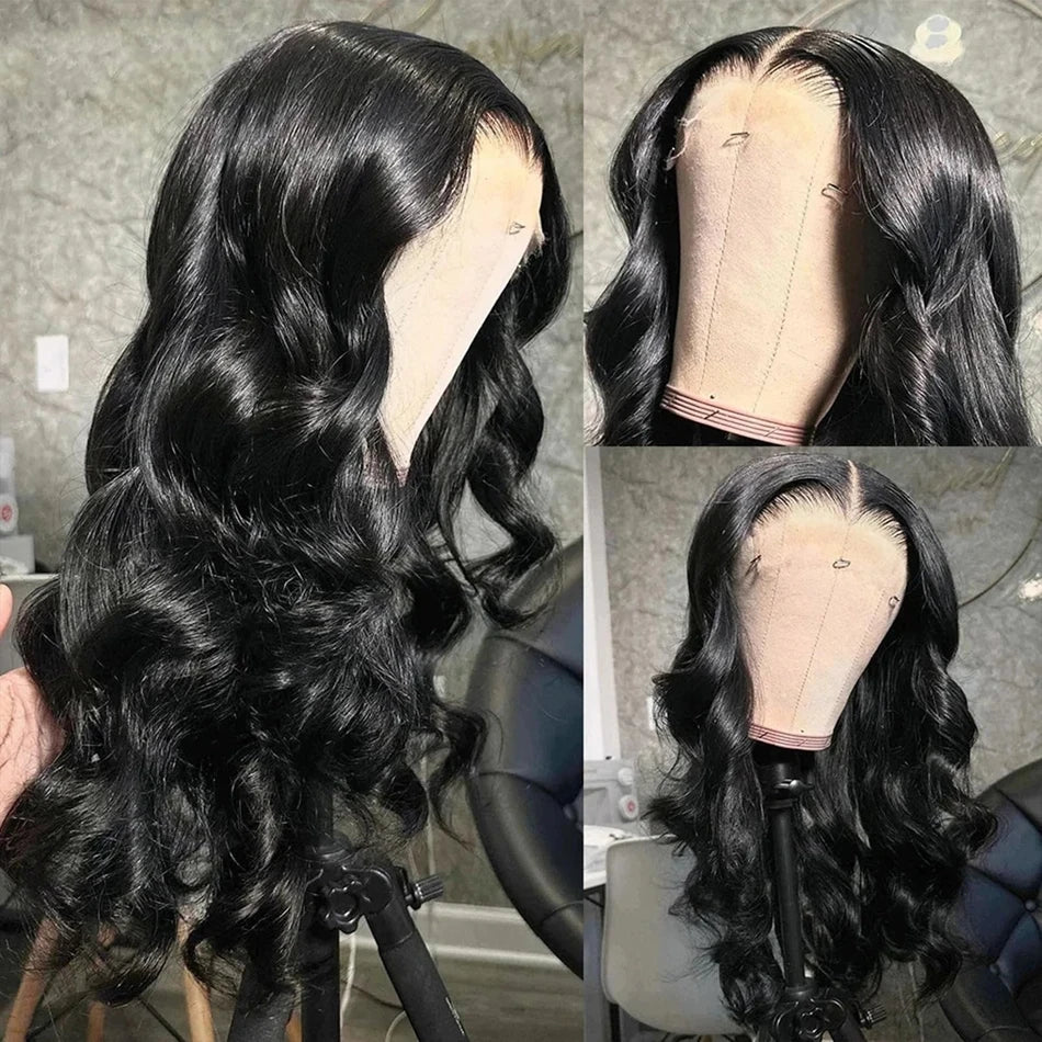 Body Wave 13x6 13x4 30 40 Inch Brazilian 200 250 Density Pre Plucked HD Lace Frontal Human Hair Wig Lace Front Glueless Wigs