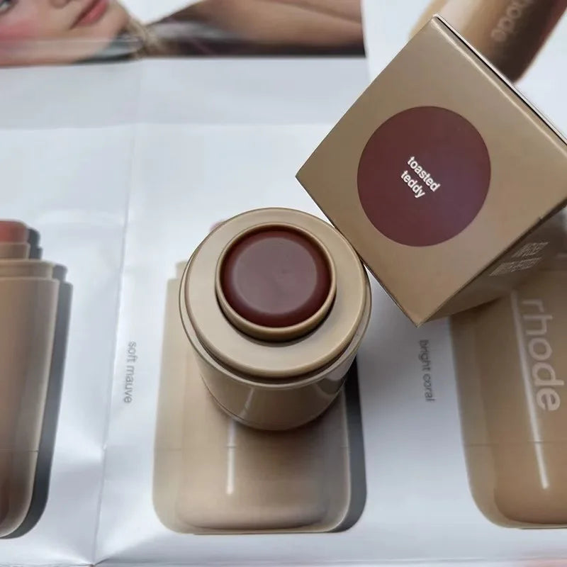 RHODE Makeup Cheek Blush Cream Blusher Stick Lip Gloss Phone Case For iPhone New Toast SALTY TAN Raspberry Espresso Lipstick INS