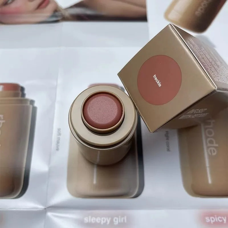 RHODE Makeup Cheek Blush Cream Blusher Stick Lip Gloss Phone Case For iPhone New Toast SALTY TAN Raspberry Espresso Lipstick INS