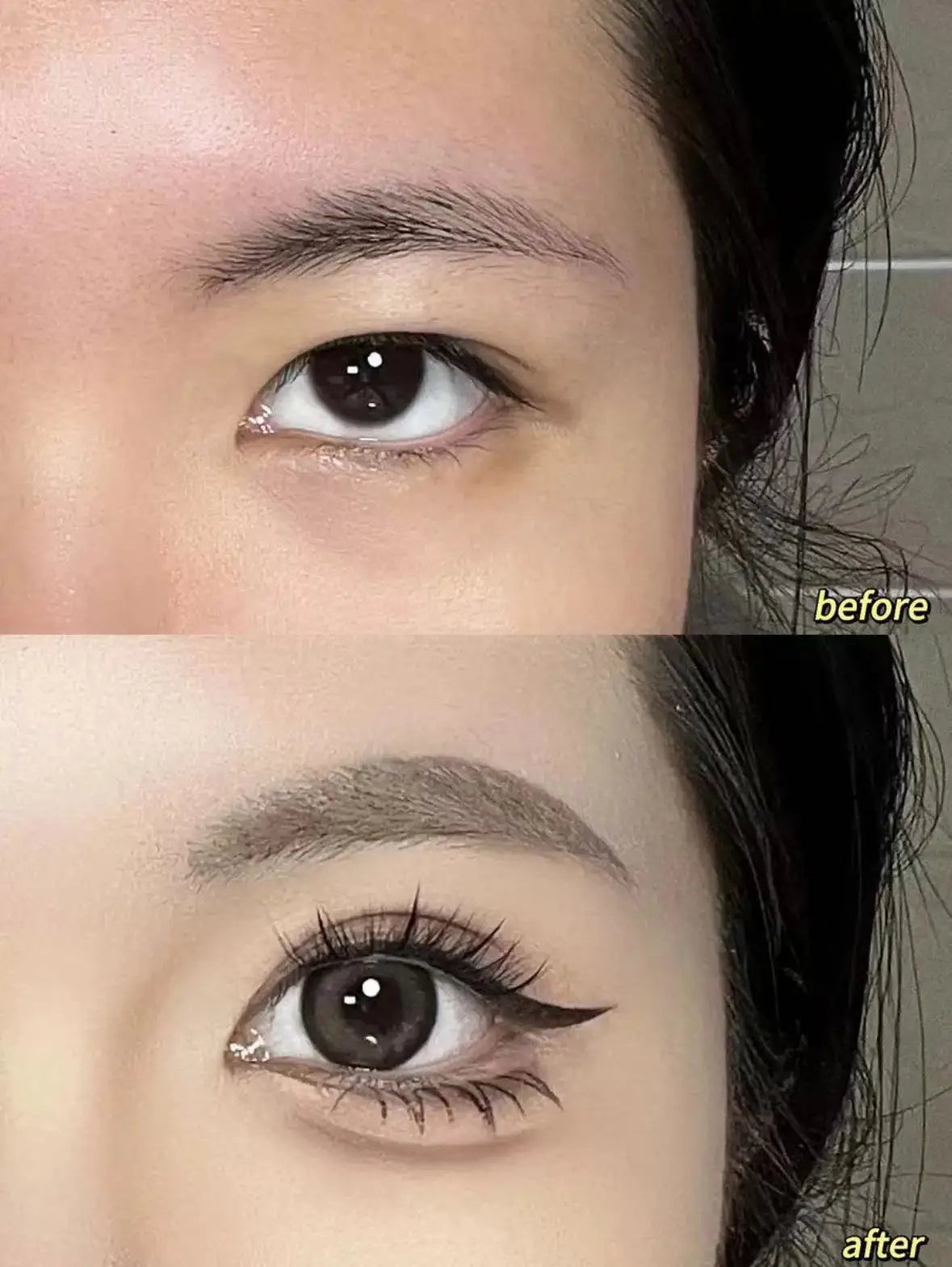 JUDYDOLL Super Fine Eyeliner Fine Brushwork Stain Free Waterproof Anti Shake Long lasting Fast Drying Slim And Enlarged Eyes