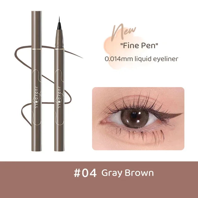 JUDYDOLL Super Fine Eyeliner Fine Brushwork Stain Free Waterproof Anti Shake Long lasting Fast Drying Slim And Enlarged Eyes