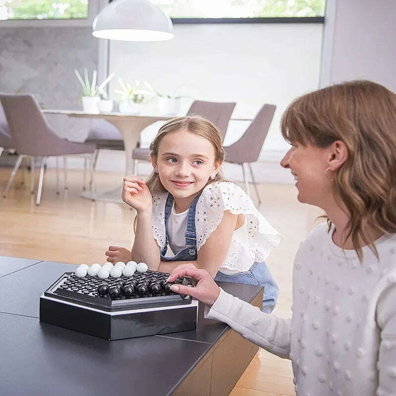 KIMLUD, able Games Portable Chess Set Family Board Game For Children Kids Intellectual Development Carrom Board Push Chess, KIMLUD Womens Clothes