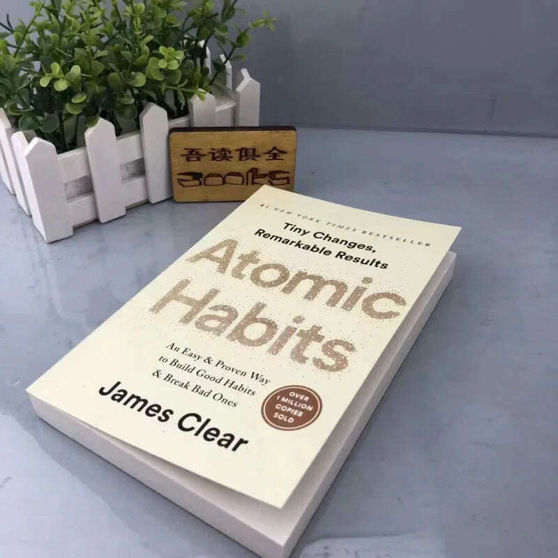 KIMLUD, Atomic Habits By James Clear An Easy Proven Way To Build Good Habits Break Bad Ones Self-management Books, KIMLUD Womens Clothes