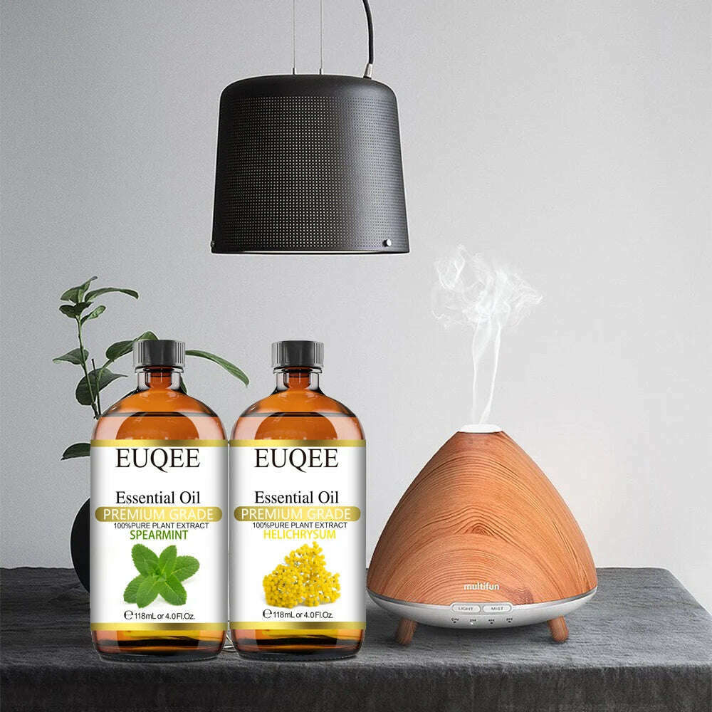 Buy 118ml Essential Oil Get 10ml Free 100% Pure and Natural Essential Oil with Dropper for Aromatherapy Diffuser Massage DIY - KIMLUD