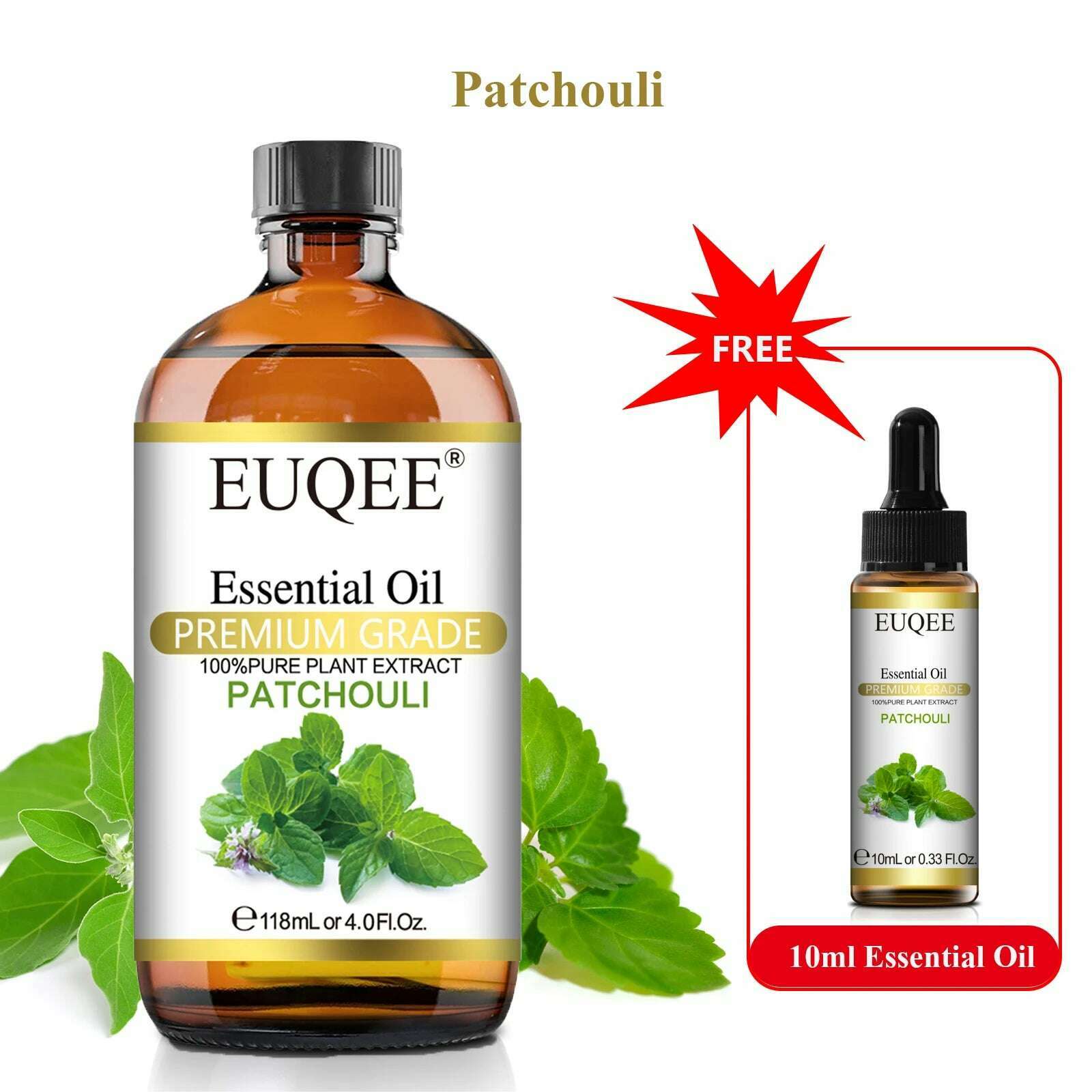 Buy 118ml Essential Oil Get 10ml Free 100% Pure and Natural Essential Oil with Dropper for Aromatherapy Diffuser Massage DIY - KIMLUD