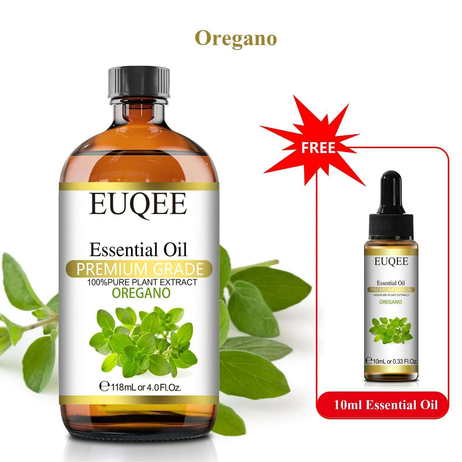 Buy 118ml Essential Oil Get 10ml Free 100% Pure and Natural Essential Oil with Dropper for Aromatherapy Diffuser Massage DIY - KIMLUD