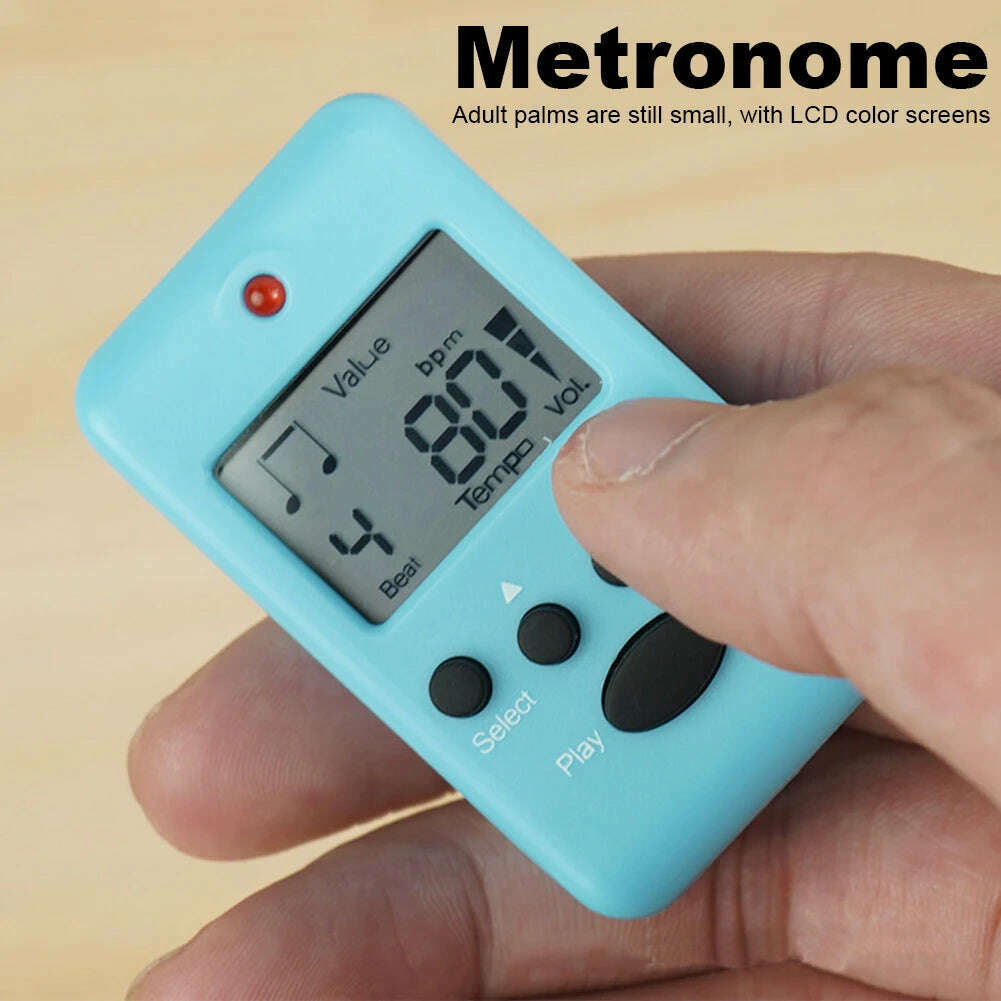 KIMLUD, Electronic Metronome Portable Pocket Metronome Loud Sound Tempo Metronome Mini Metronome for Piano Guitar Flute Drum, KIMLUD Womens Clothes