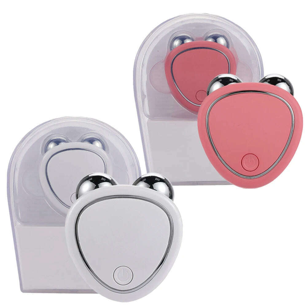EMS Face Lifting Machine Facial Massager Microcurrent Roller Skin Tightening Rejuvenation Beauty Charging Facial Anti Wrinkle - KIMLUD