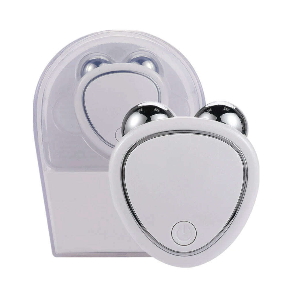 EMS Face Lifting Machine Facial Massager Microcurrent Roller Skin Tightening Rejuvenation Beauty Charging Facial Anti Wrinkle - KIMLUD