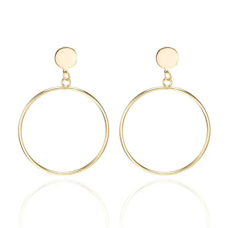 Exquisite Simulated Pearl Stud Earrings Fashion Long Statement Earrings for Womenn Party Wedding Female Jewelry Gift - KIMLUD
