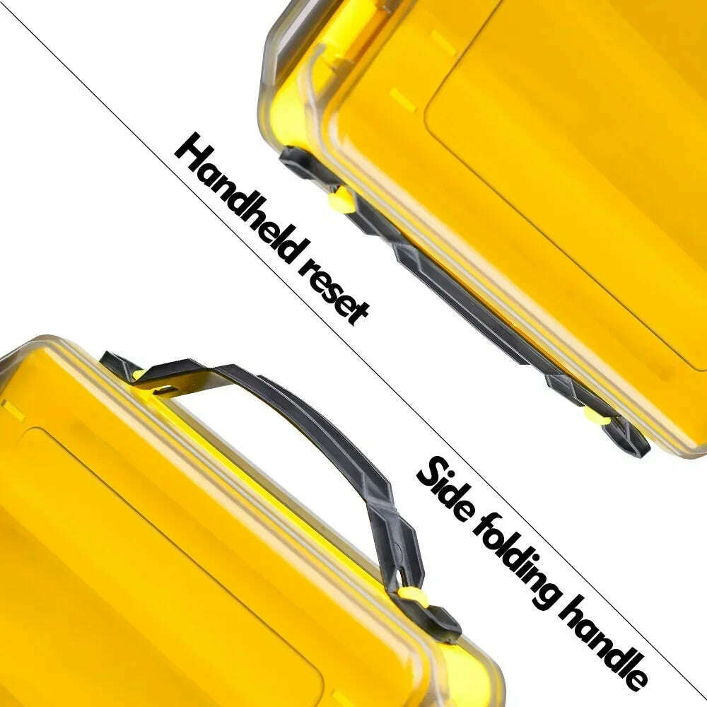 KIMLUD, Fishing Tackle Box Accessories Storage Box Double Sided Bait Lure Hook Waterproof Fishing Bait Gear Organizer Boxes, KIMLUD Womens Clothes