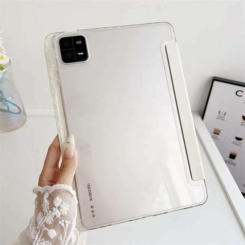 KIMLUD, For Redmi Pad Pro 12.1 Case 2024 SE 11 10.6 Magnetic Smart Cover Xiaomi mi Pad 6 7 5 Pro 11 11.2 with Pencil Holder Tablet Cover, KIMLUD Womens Clothes