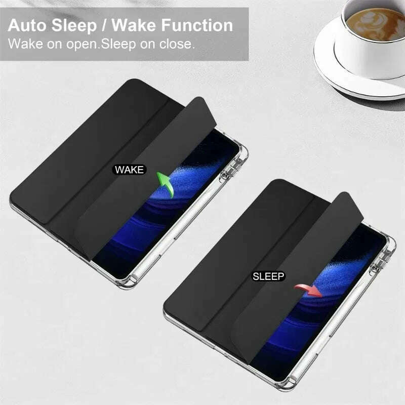 KIMLUD, For Redmi Pad Pro 12.1 Case 2024 SE 11 10.6 Magnetic Smart Cover Xiaomi mi Pad 6 7 5 Pro 11 11.2 with Pencil Holder Tablet Cover, KIMLUD Womens Clothes