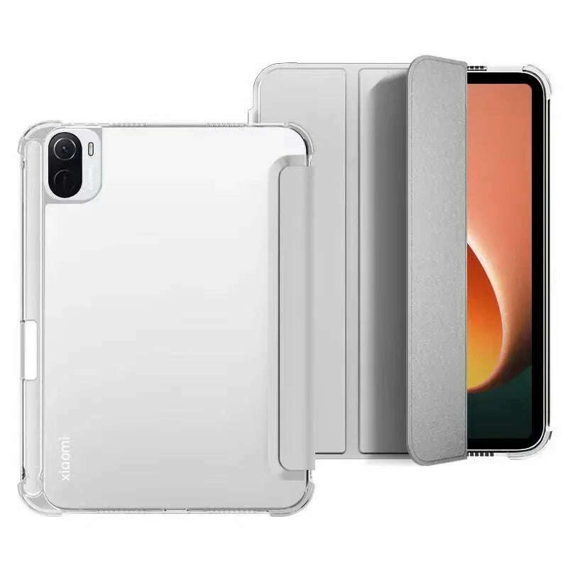 KIMLUD, For Redmi Pad Pro 12.1 Case 2024 SE 11 10.6 Magnetic Smart Cover Xiaomi mi Pad 6 7 5 Pro 11 11.2 with Pencil Holder Tablet Cover, Off White / Redmi pad 10.61, KIMLUD APPAREL - Womens Clothes