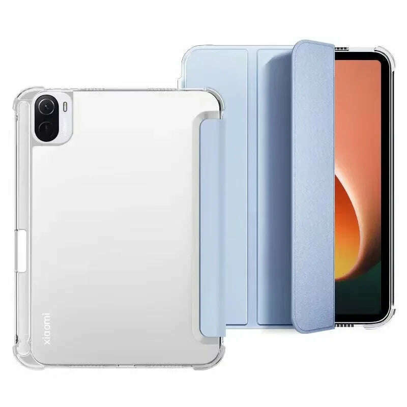 KIMLUD, For Redmi Pad Pro 12.1 Case 2024 SE 11 10.6 Magnetic Smart Cover Xiaomi mi Pad 6 7 5 Pro 11 11.2 with Pencil Holder Tablet Cover, SKY BLUE / Redmi se 8.7inch, KIMLUD APPAREL - Womens Clothes