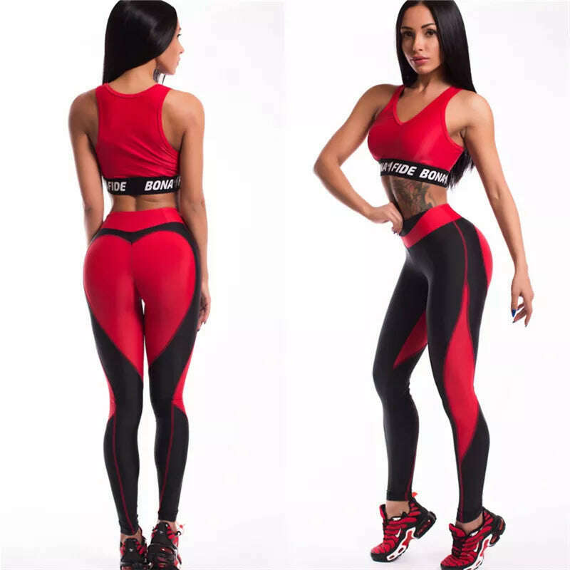 Four Seasons Seamless Tight Peach Hip Love Yoga pants Sports Fitness Running Women's tracksuit Milk Silk Comfortable Sportswear - KIMLUD