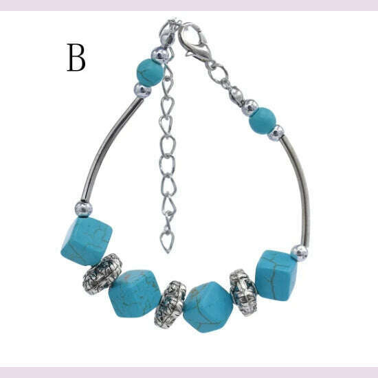 Gypsy Bohemian Coin Bracelets for Women Metal Vintage Flower Statement Bracelets Festival Turkish Beach Jewelry Tribal Ethnic - KIMLUD