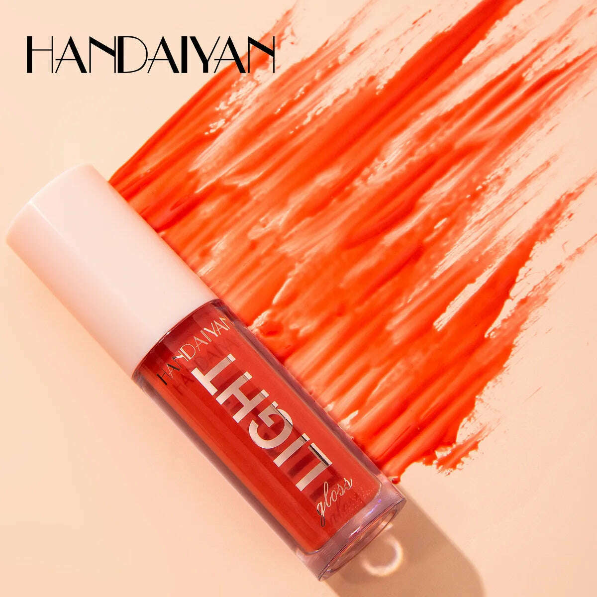 Handaiyan Lip Gloss Sexy Plump Glitter Crystal Jelly Red Nude Lipstick Liquid Waterproof Moisturize Oil Lipgloss Makeup - KIMLUD