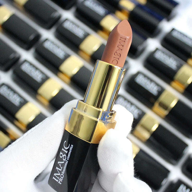 IMAGIC Lipstick Moisturizer Lips Smooth Lip Stick Long Lasting Charming Lip Lipstick Cosmetic Beauty Makeup 12 Colors - KIMLUD