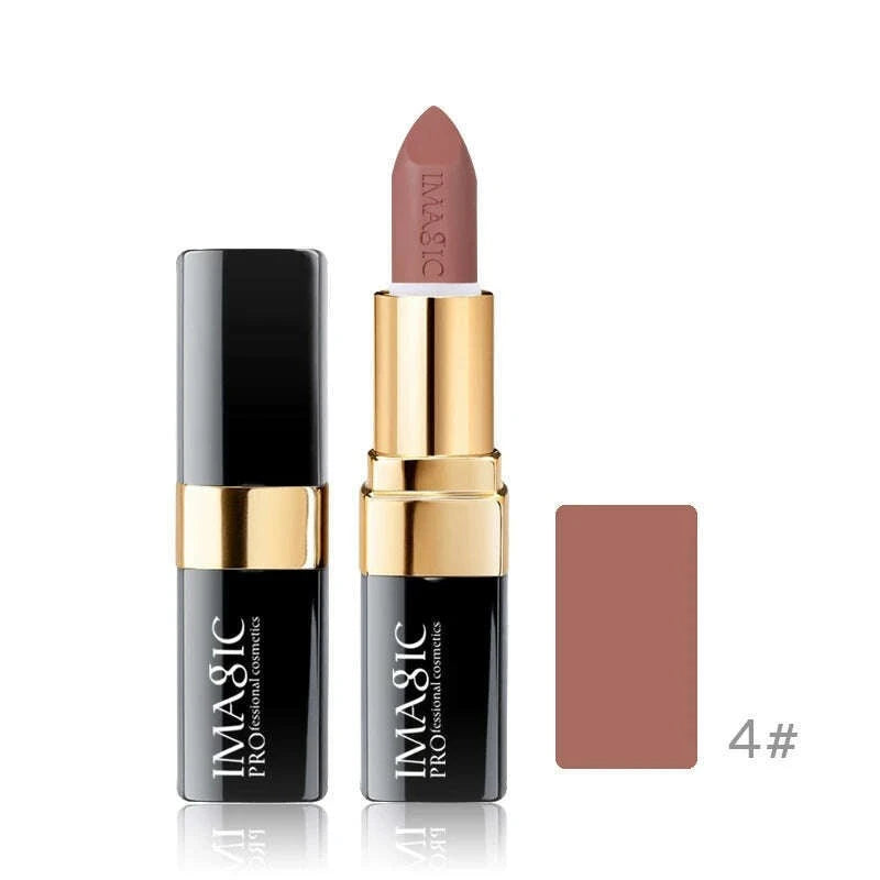IMAGIC Lipstick Moisturizer Lips Smooth Lip Stick Long Lasting Charming Lip Lipstick Cosmetic Beauty Makeup 12 Colors - KIMLUD