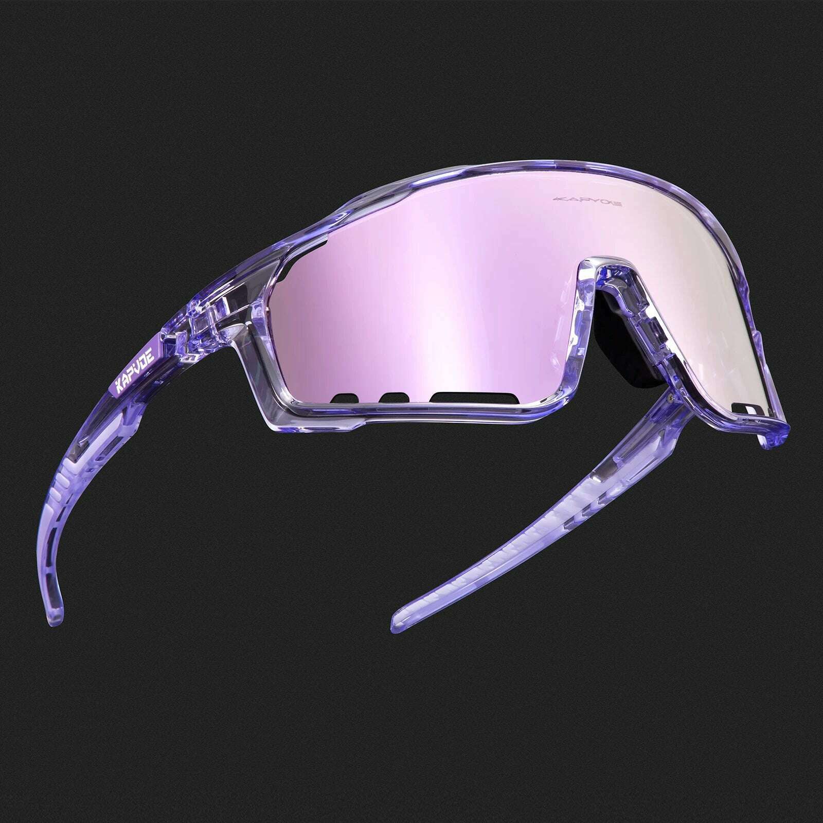 Kapvoe Cycling Glasses MTB Riding Running Sunglasses Polarized Skiing Fishing Climbing Goggles Man Woman Bike Bicycle Eyewear - KIMLUD