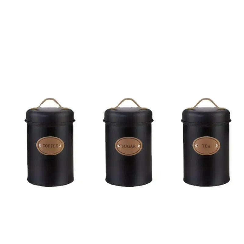 Kitchen Countertop Spice Jars Airtight Coffee Container Storage Canister Food Organizer Sealed Kitchen Vacuum Box Home Organizer - KIMLUD