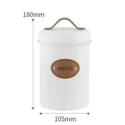 Kitchen Countertop Spice Jars Airtight Coffee Container Storage Canister Food Organizer Sealed Kitchen Vacuum Box Home Organizer - KIMLUD