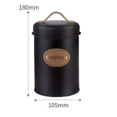 Kitchen Countertop Spice Jars Airtight Coffee Container Storage Canister Food Organizer Sealed Kitchen Vacuum Box Home Organizer - KIMLUD