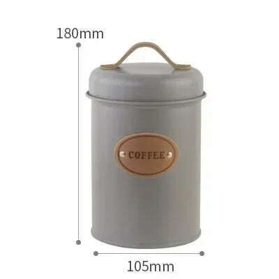 Kitchen Countertop Spice Jars Airtight Coffee Container Storage Canister Food Organizer Sealed Kitchen Vacuum Box Home Organizer - KIMLUD
