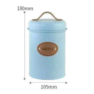 Kitchen Countertop Spice Jars Airtight Coffee Container Storage Canister Food Organizer Sealed Kitchen Vacuum Box Home Organizer - KIMLUD