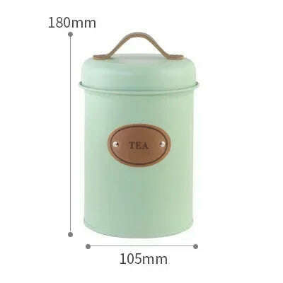 Kitchen Countertop Spice Jars Airtight Coffee Container Storage Canister Food Organizer Sealed Kitchen Vacuum Box Home Organizer - KIMLUD