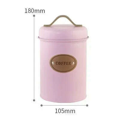 Kitchen Countertop Spice Jars Airtight Coffee Container Storage Canister Food Organizer Sealed Kitchen Vacuum Box Home Organizer - KIMLUD