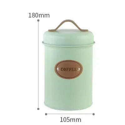 Kitchen Countertop Spice Jars Airtight Coffee Container Storage Canister Food Organizer Sealed Kitchen Vacuum Box Home Organizer - KIMLUD